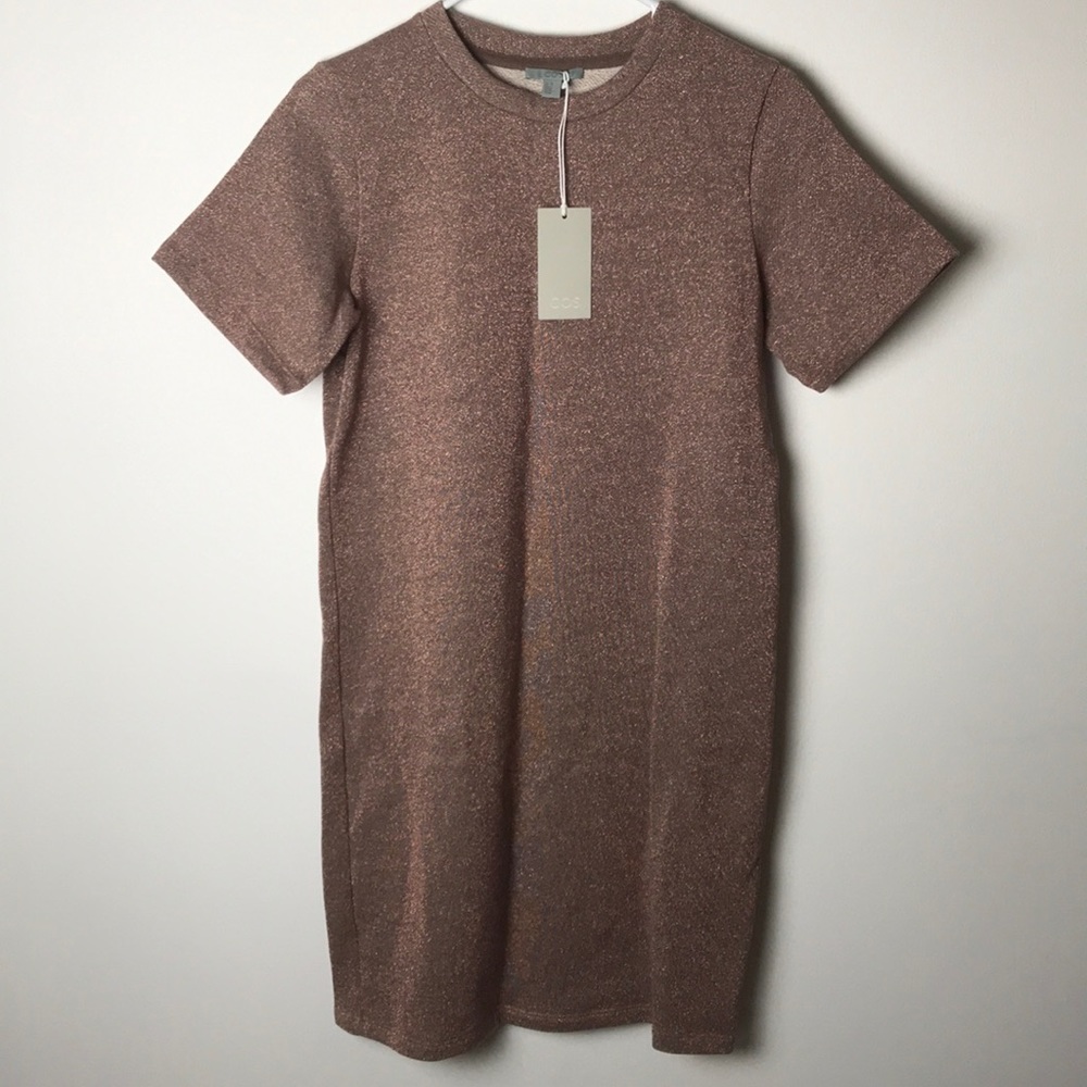 COS glitter jersey dress XS NWT